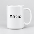 Mario Mug in white