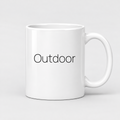 Outdoor Mug in white with handle right
