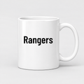 Rangers Mug in white with handle right