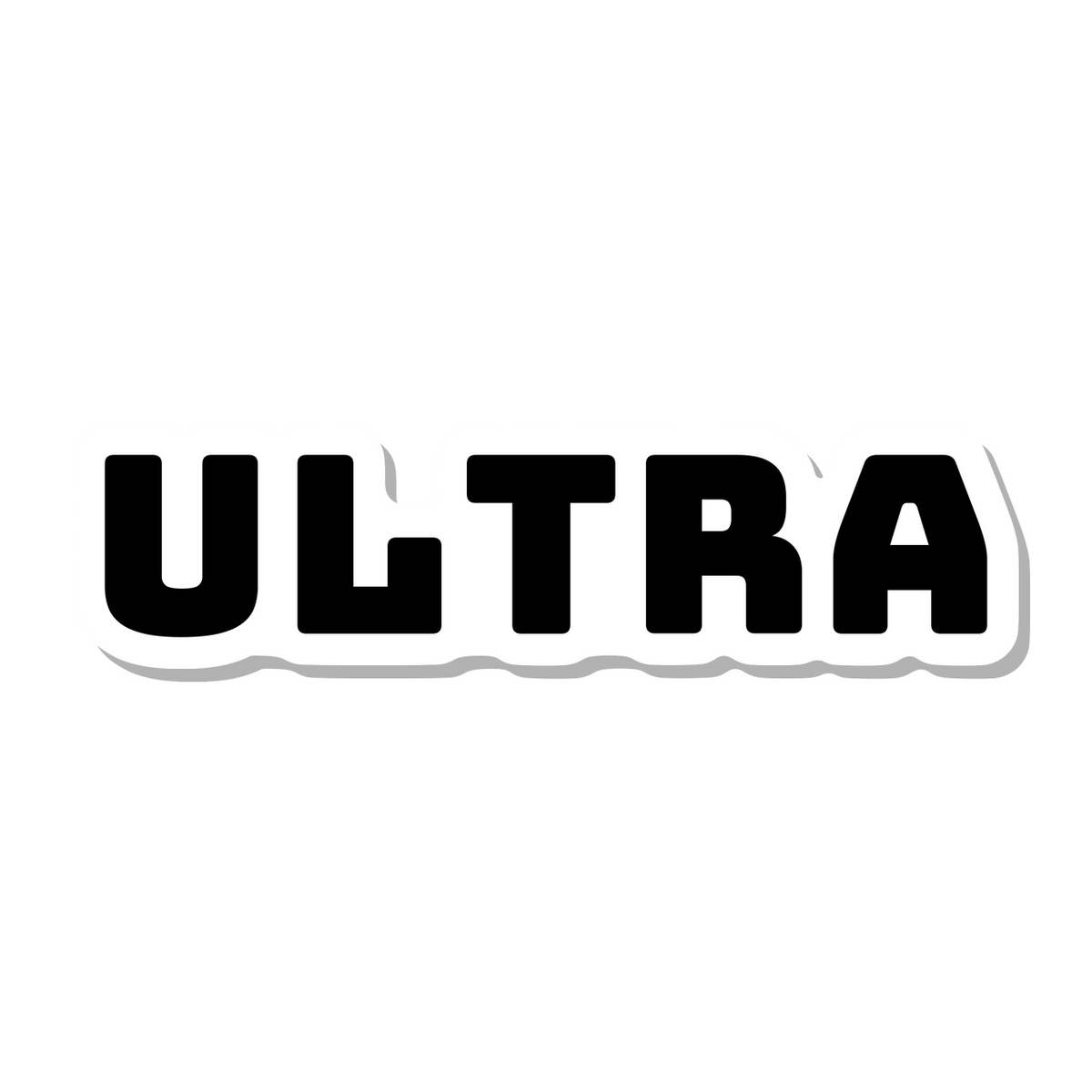 Ultra die-cut sticker