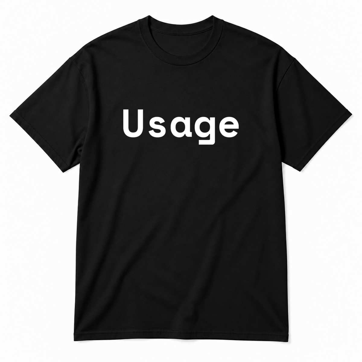 Usage T-Shirt in black
