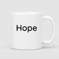 Hope Mug in white