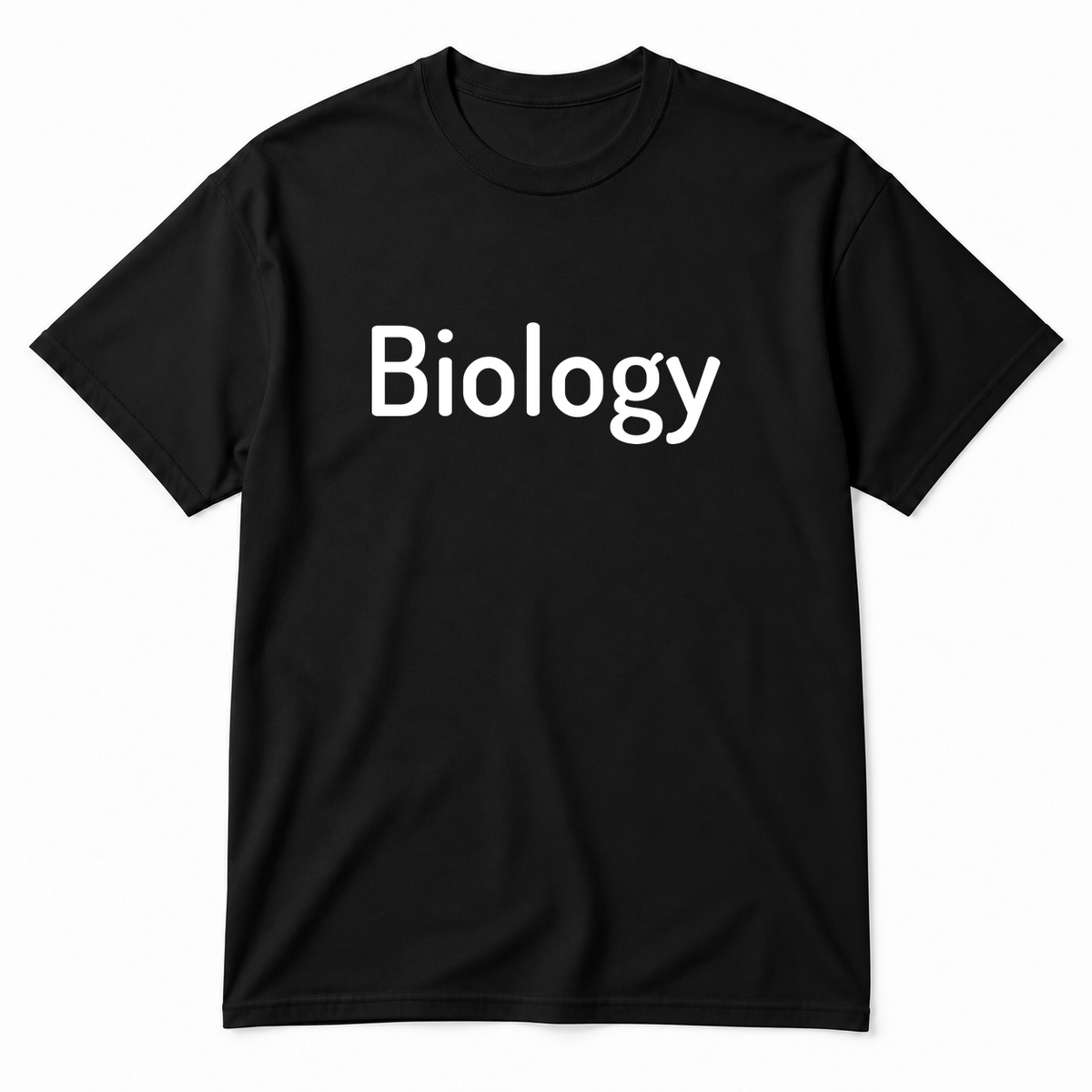 Biology T-Shirt in black