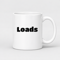 Loads Mug in white with handle right