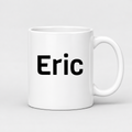 Eric Mug in white with handle right