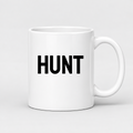 Hunt Mug in white with handle right