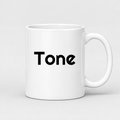 Tone Mug in white with handle right