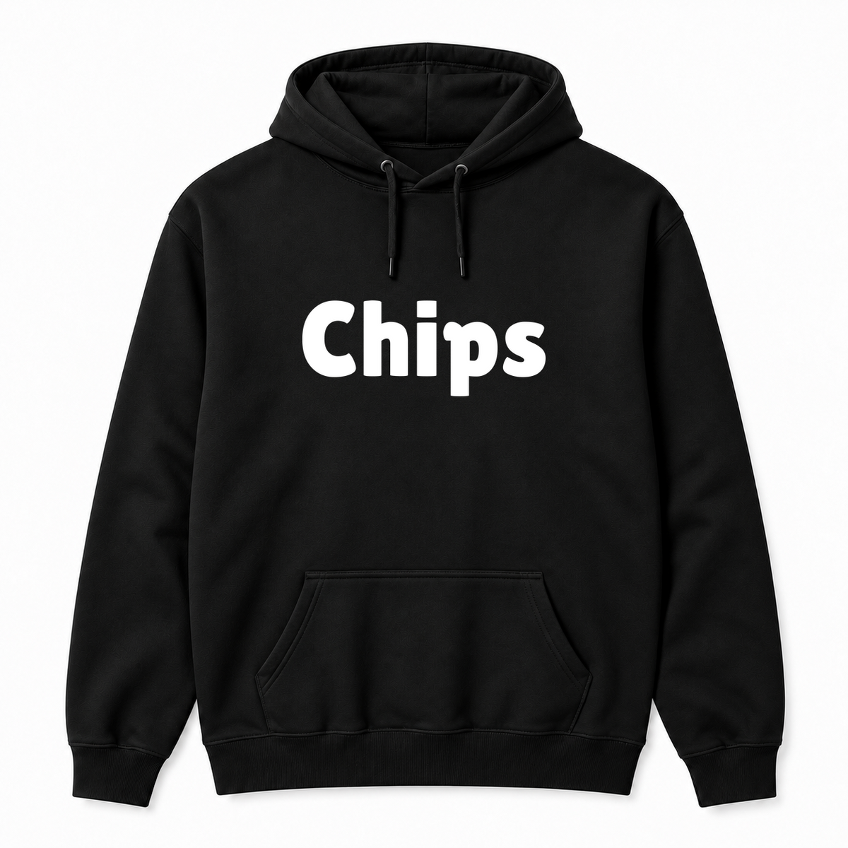 Chips Hoodie in black