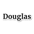 Douglas die-cut sticker