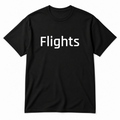 Flights T-Shirt in black