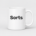 Sorts Mug in white with handle right