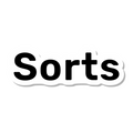 Sorts die-cut sticker