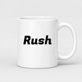 Rush Mug in white with handle right
