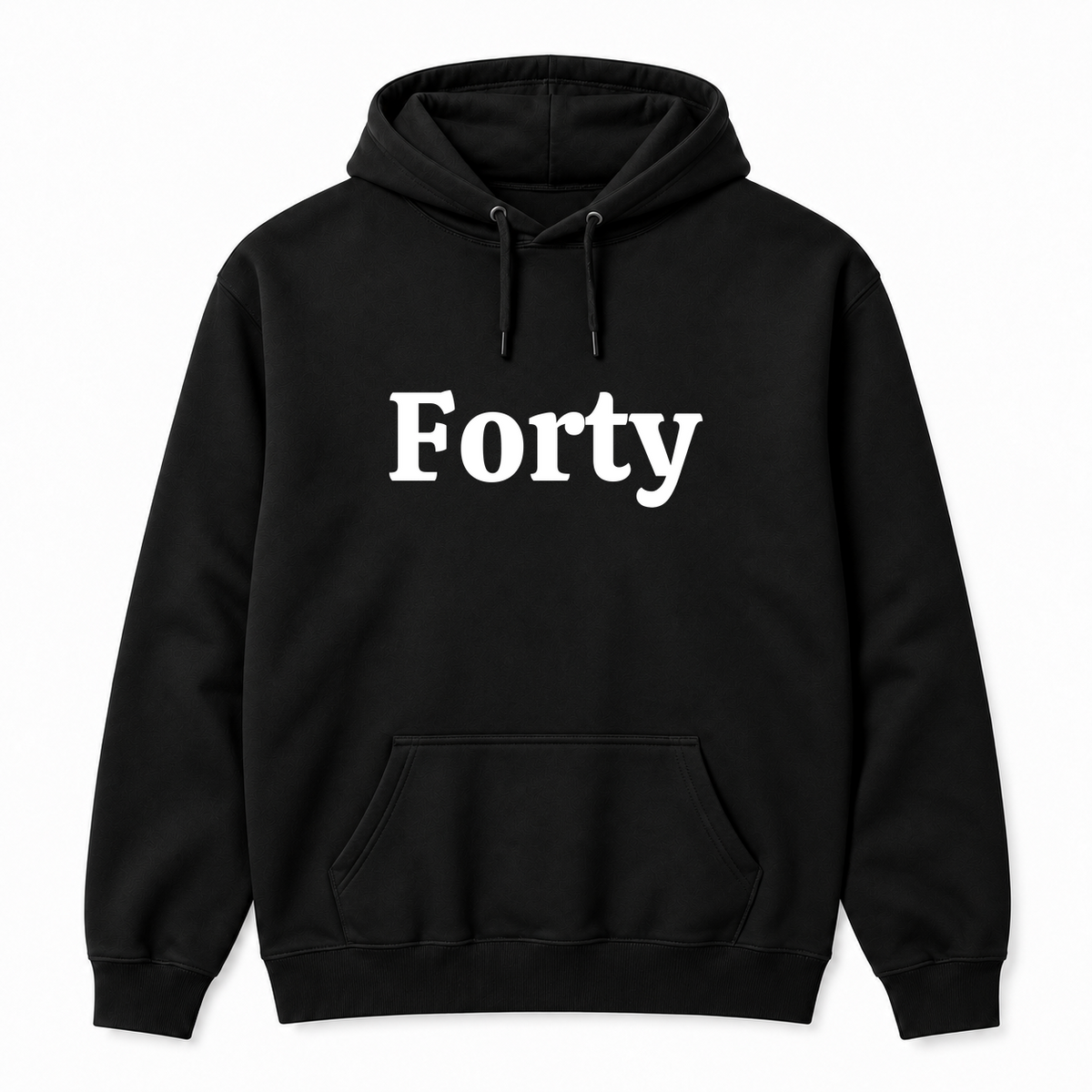 Forty Hoodie in black