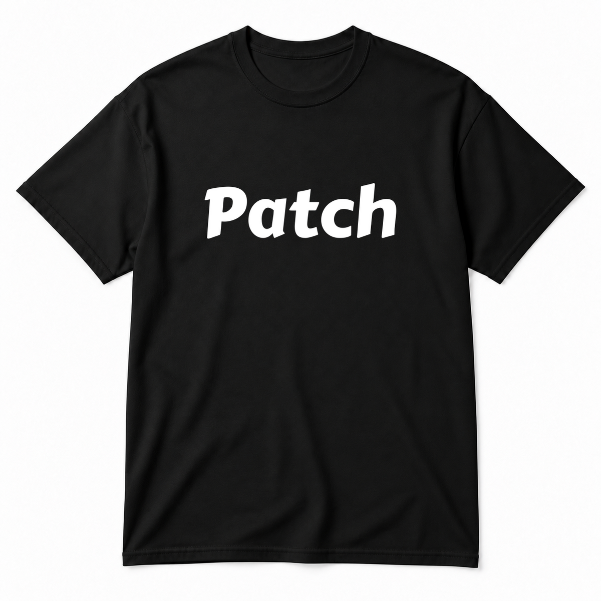 Patch T-Shirt in black