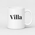 Villa Mug in white with handle right