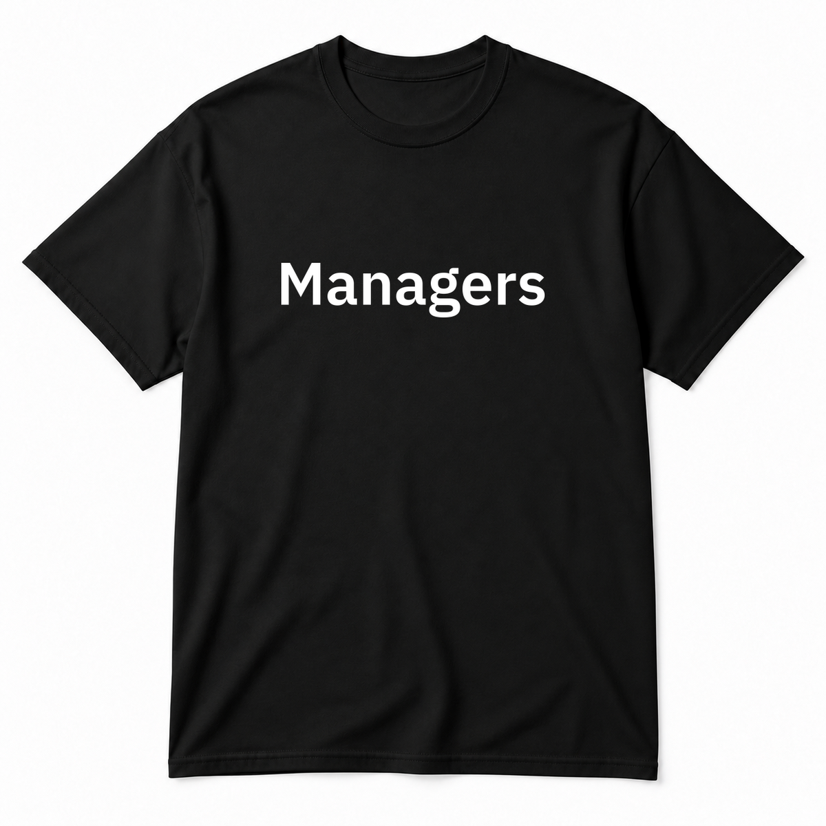 Managers T-Shirt in black