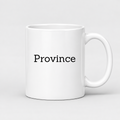 Province Mug in white with handle right