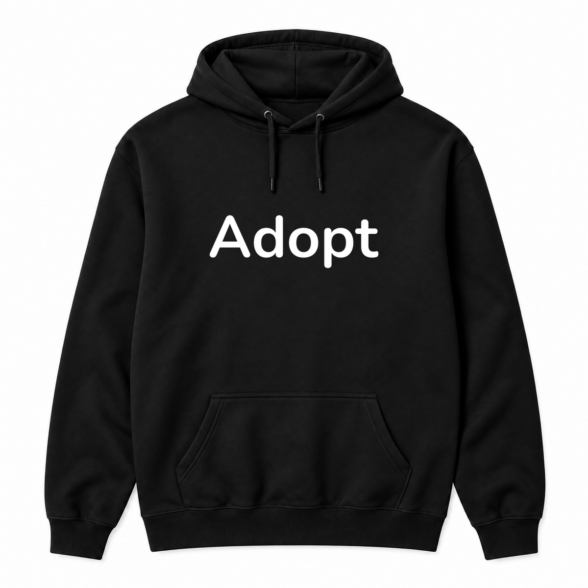 Adopt Hoodie in black