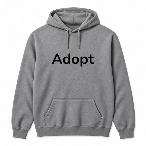 Adopt Hoodie in gray