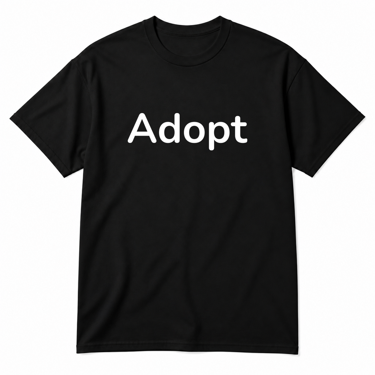 Adopt T-Shirt in black