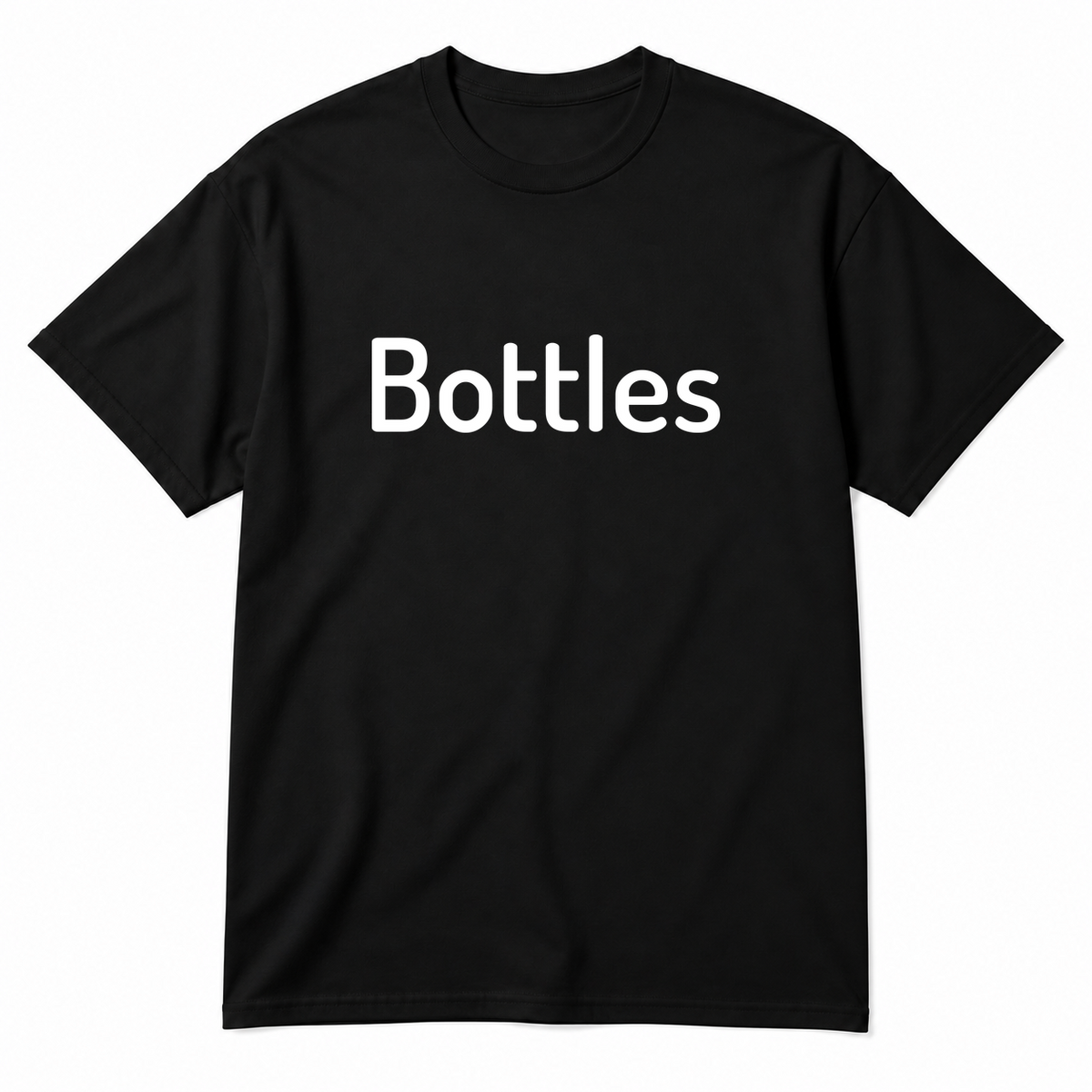 Bottles T-Shirt in black