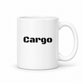 Cargo Mug in white with handle right