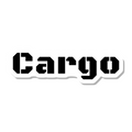 Cargo die-cut sticker