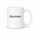 Destiny Mug in white with handle right