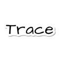 Trace die-cut sticker