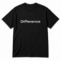 Difference T-Shirt in black