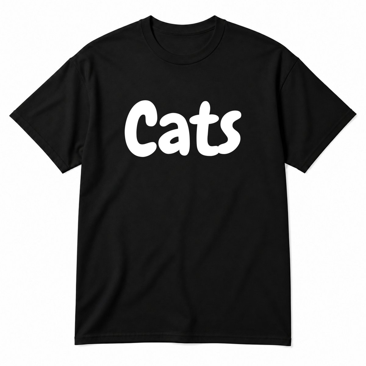 Cats T-Shirt in black