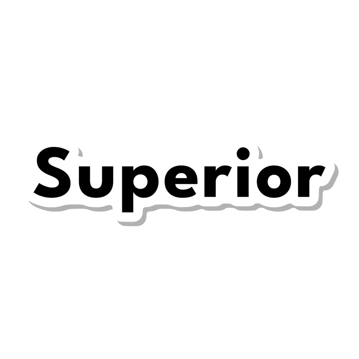 Superior die-cut sticker