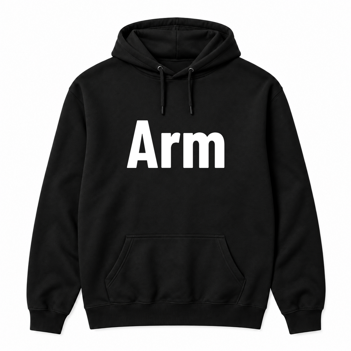 Arm Hoodie in black