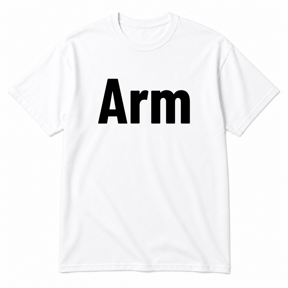 Arm T-Shirt in white