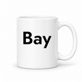 Bay Mug in white with handle right
