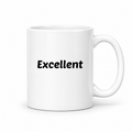 Excellent Mug in white with handle right