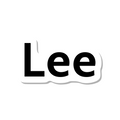 Lee die-cut sticker