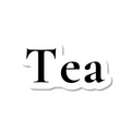 Tea die-cut sticker