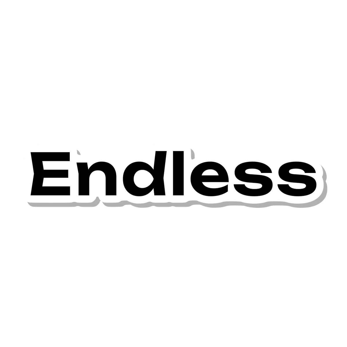 Endless die-cut sticker