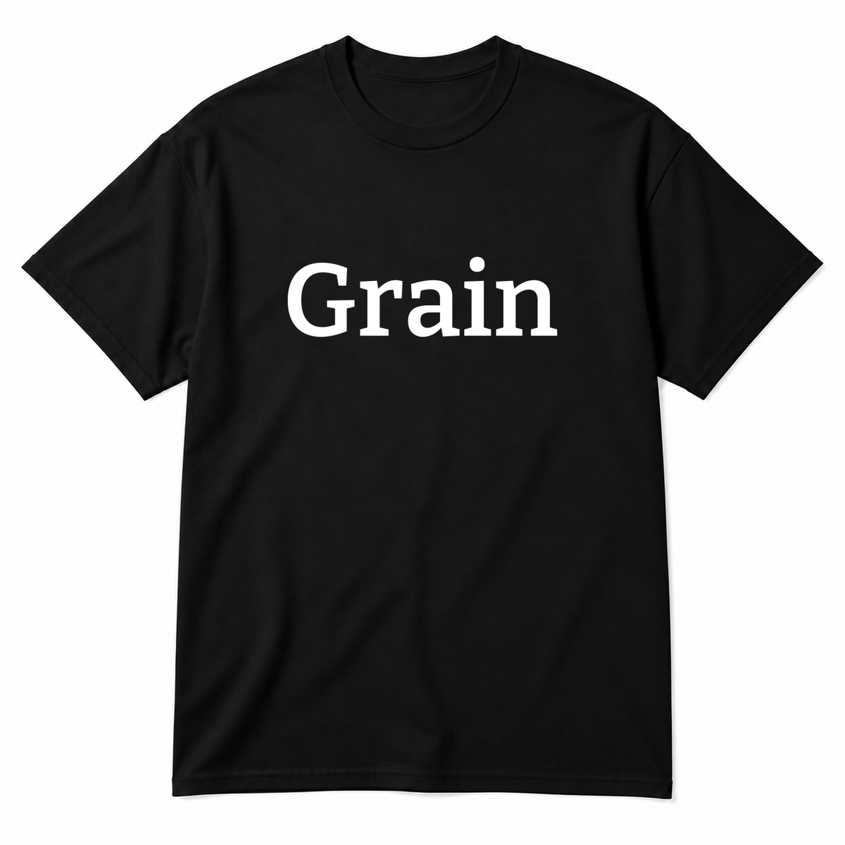 Grain T-Shirt in black