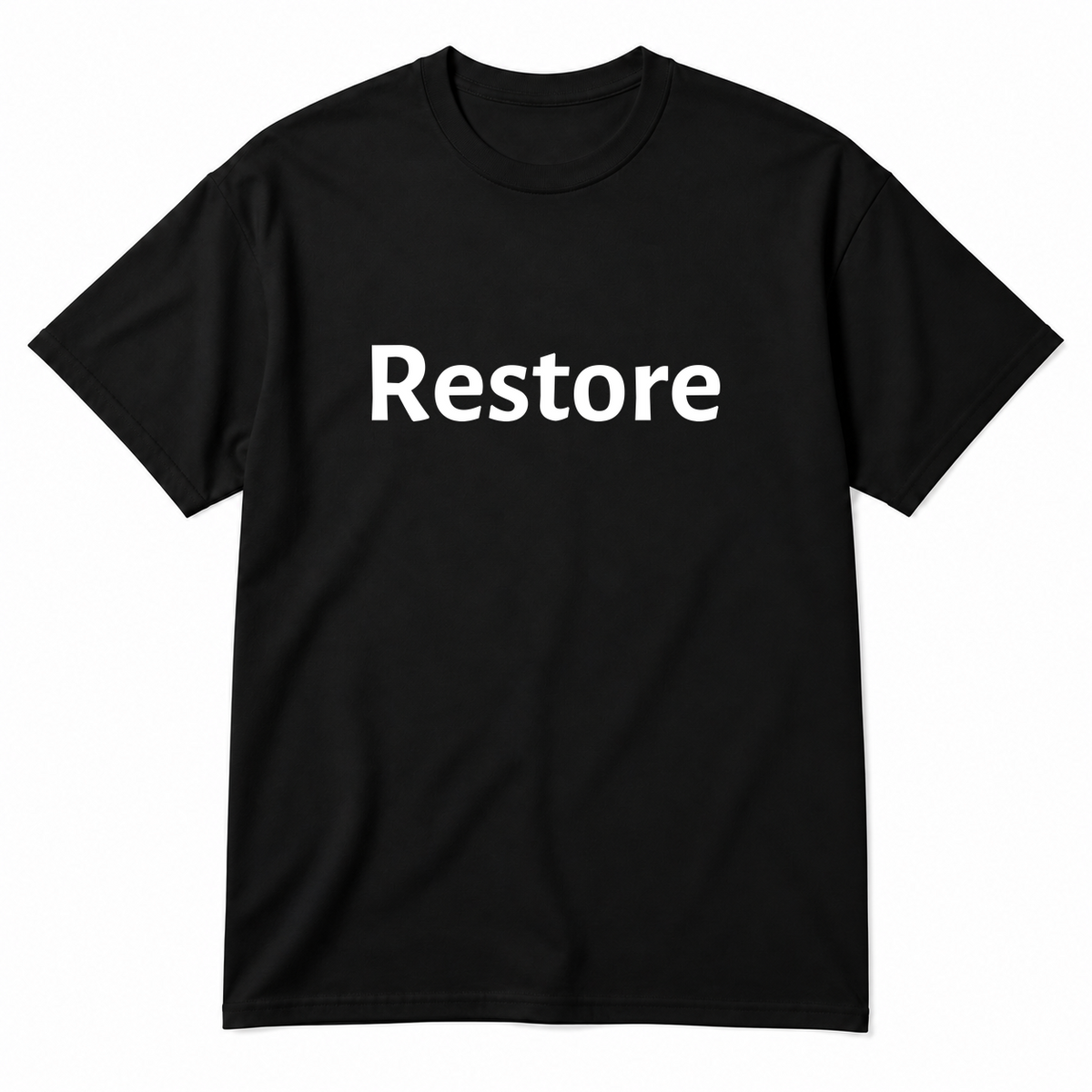 Restore T-Shirt in black