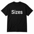 Sizes T-Shirt in black