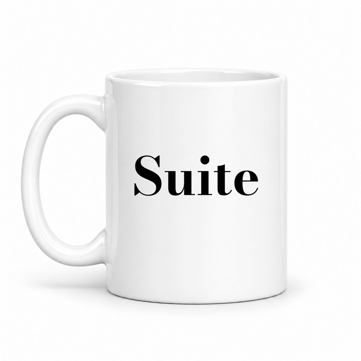 Suite Mug in white with handle left