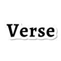 Verse die-cut sticker