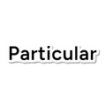 Particular die-cut sticker
