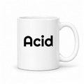 Acid Mug in white with handle right