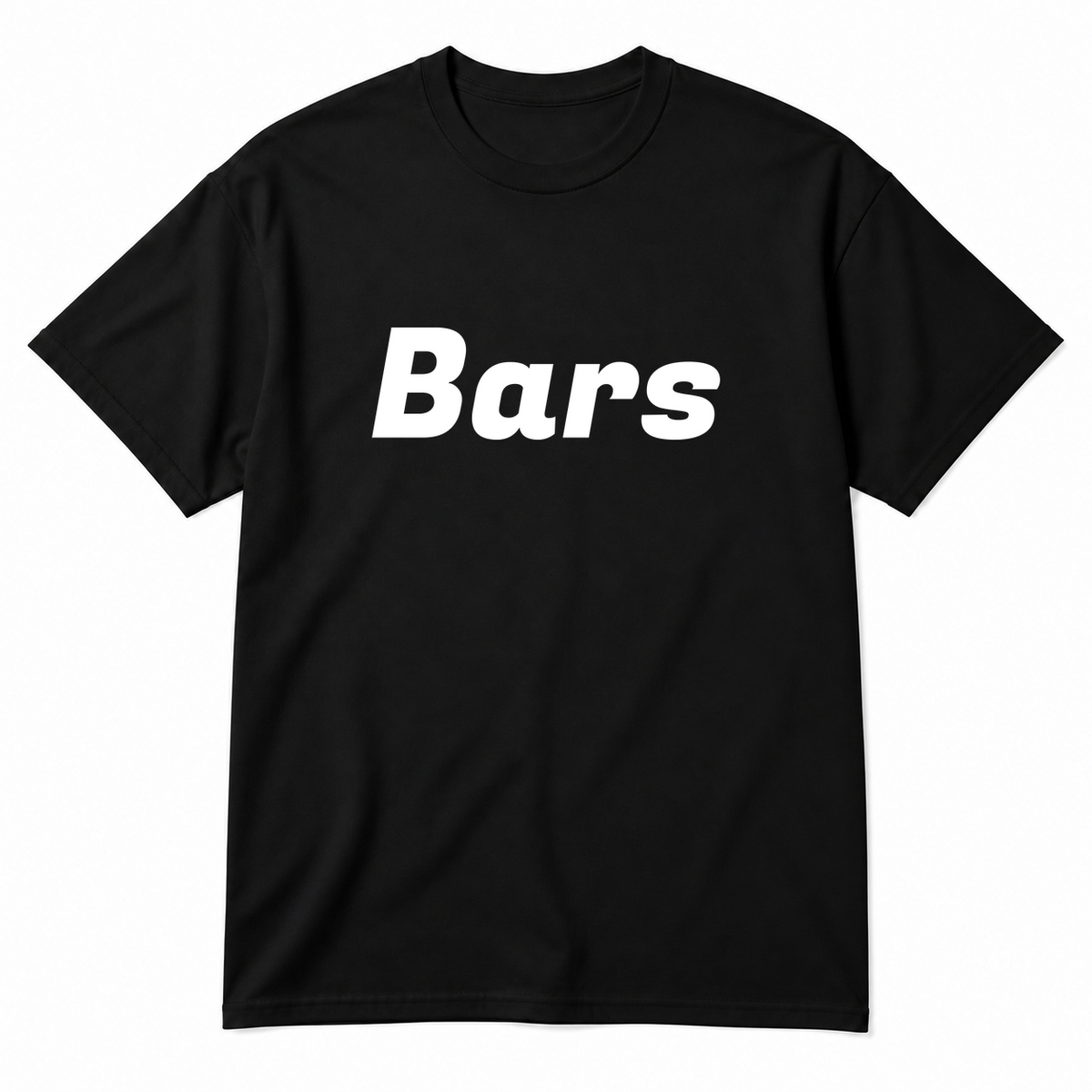 Bars T-Shirt in black
