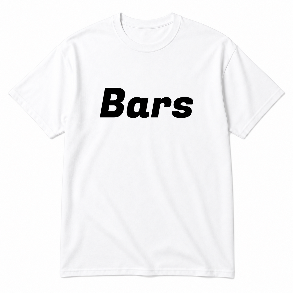 Bars T-Shirt in white
