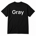 Gray T-Shirt in black